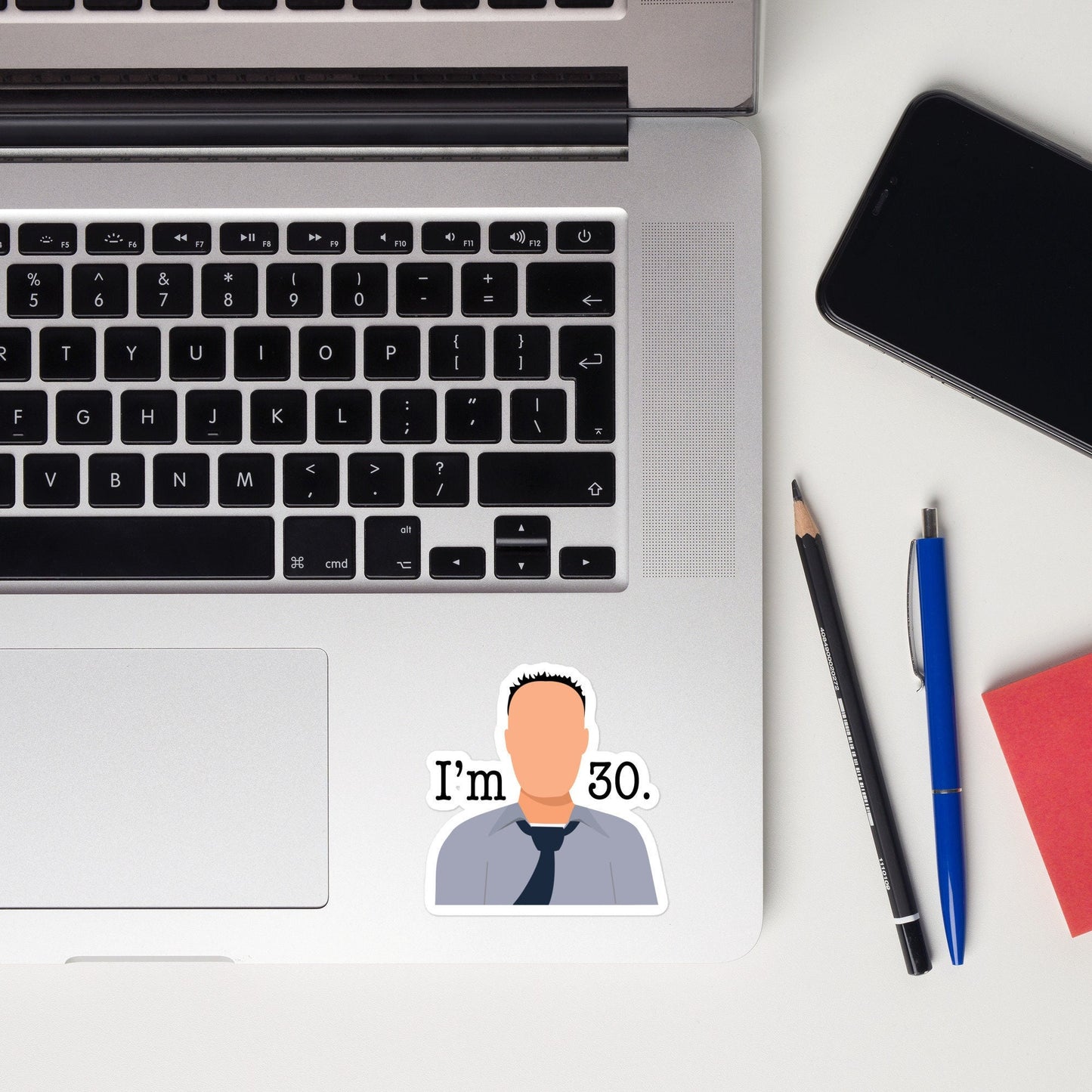 The Office Decor • Gift for Fans • Michael Scott • Dwight Schrute • Funny tv character stickers
