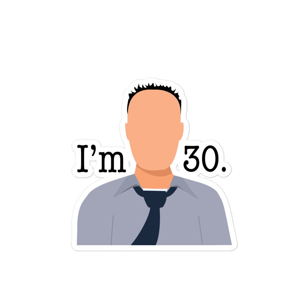 The Office Decor • Gift for Fans • Michael Scott • Dwight Schrute • Funny tv character stickers