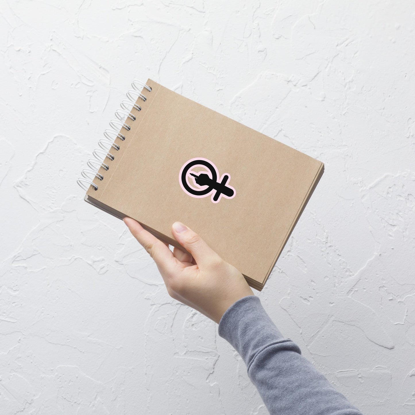 Rebel Feminist Sticker: Cheap Galentine's Day Gift • Female Symbol Protest Art