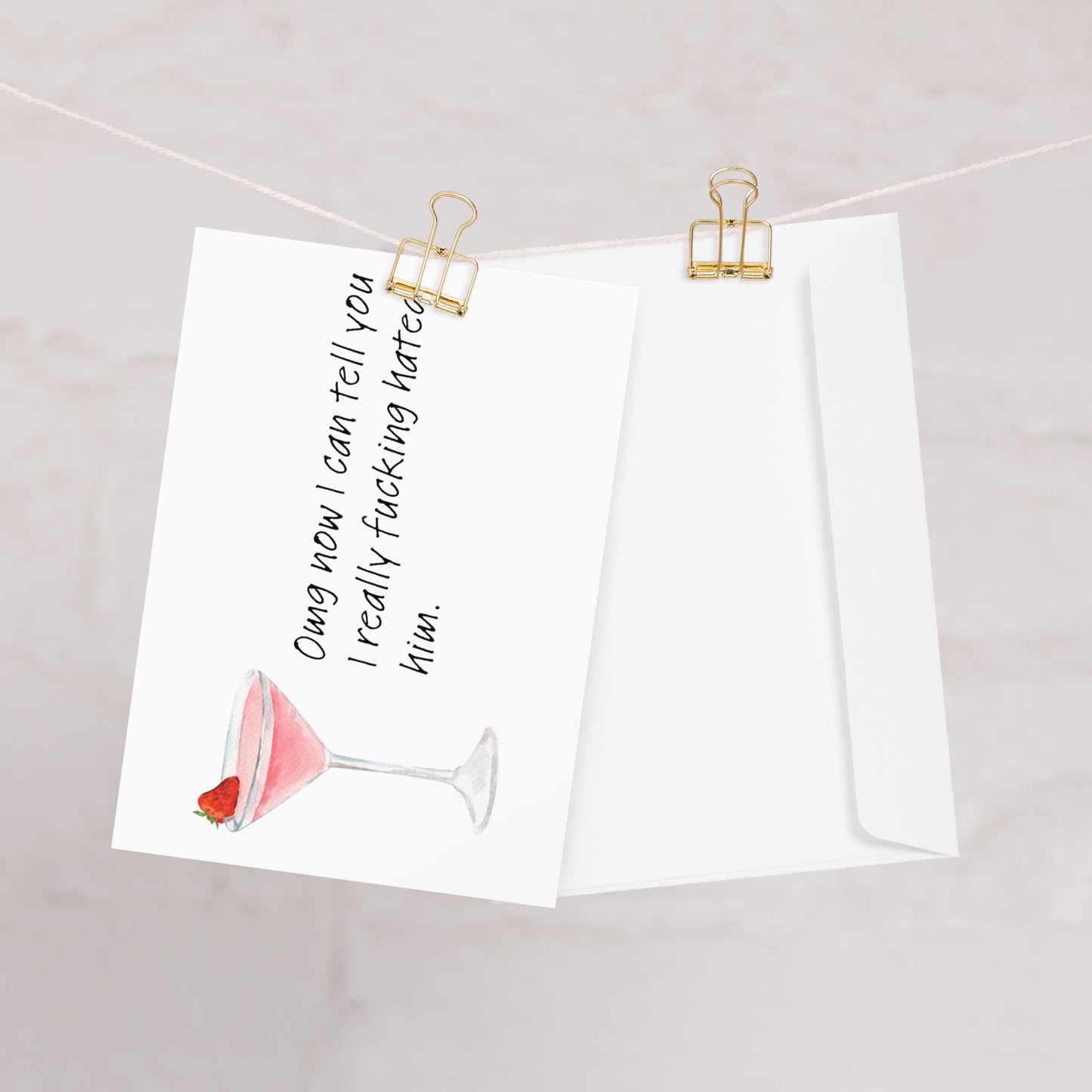 Breakup Divorce Humor - Party Celebration Card- Relationship Ending Post-Decree