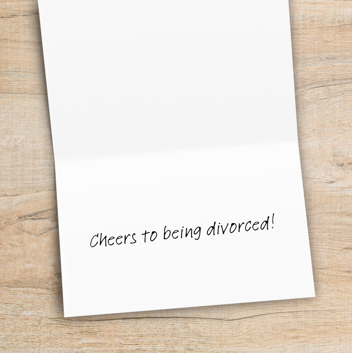 Breakup Divorce Humor - Party Celebration Card- Relationship Ending Post-Decree