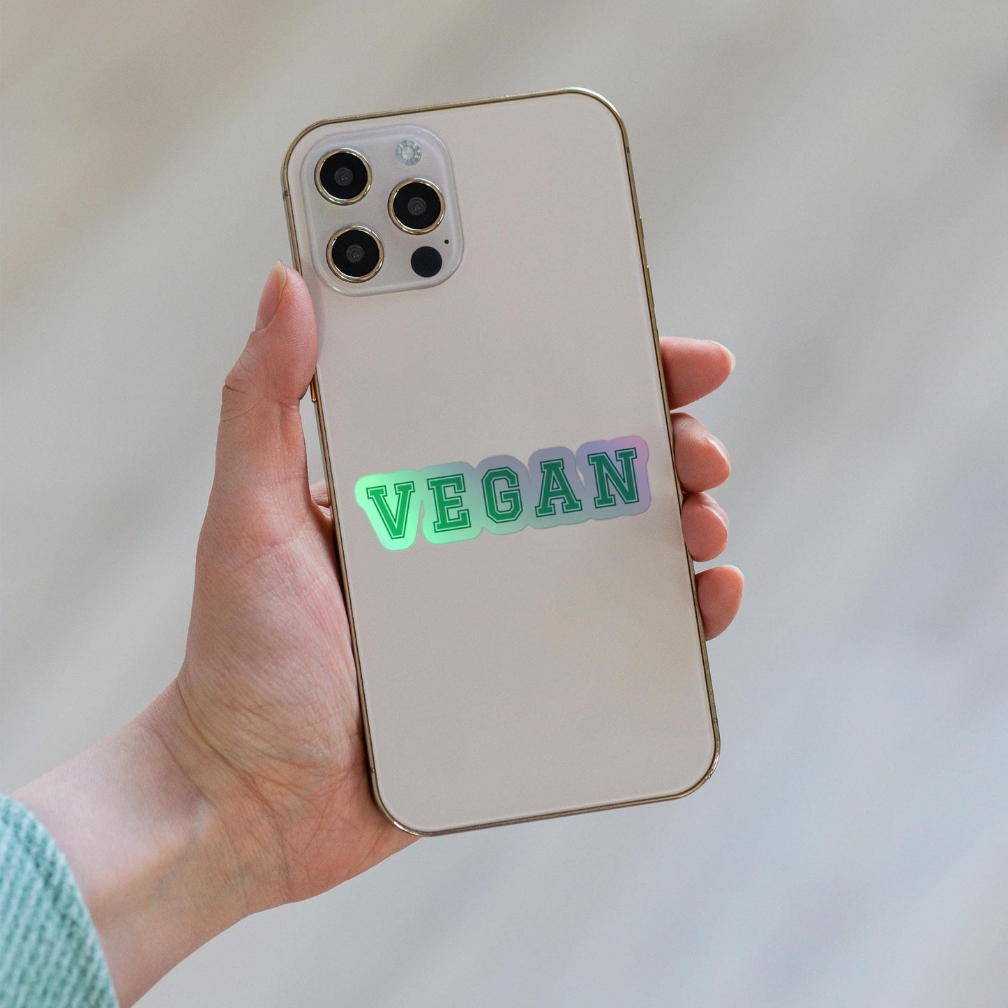 Vegan Cut Out Stickers - Cute Delicate Dainty - Herbivore