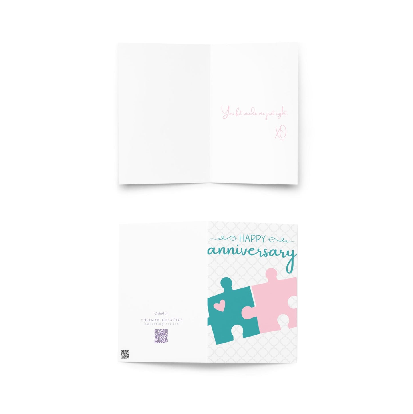 Funny Happy Anniversary Card - Dirty - Adult Humor - Non Binary LGBTQ Husband Wife