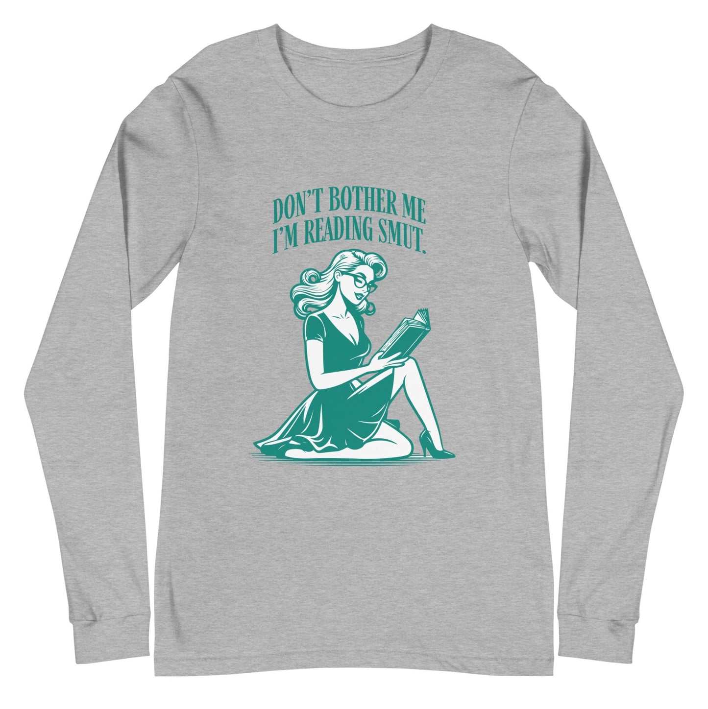 Comical long-sleeve shirt - Booktok smut romance novel fans - Women who read - nerd