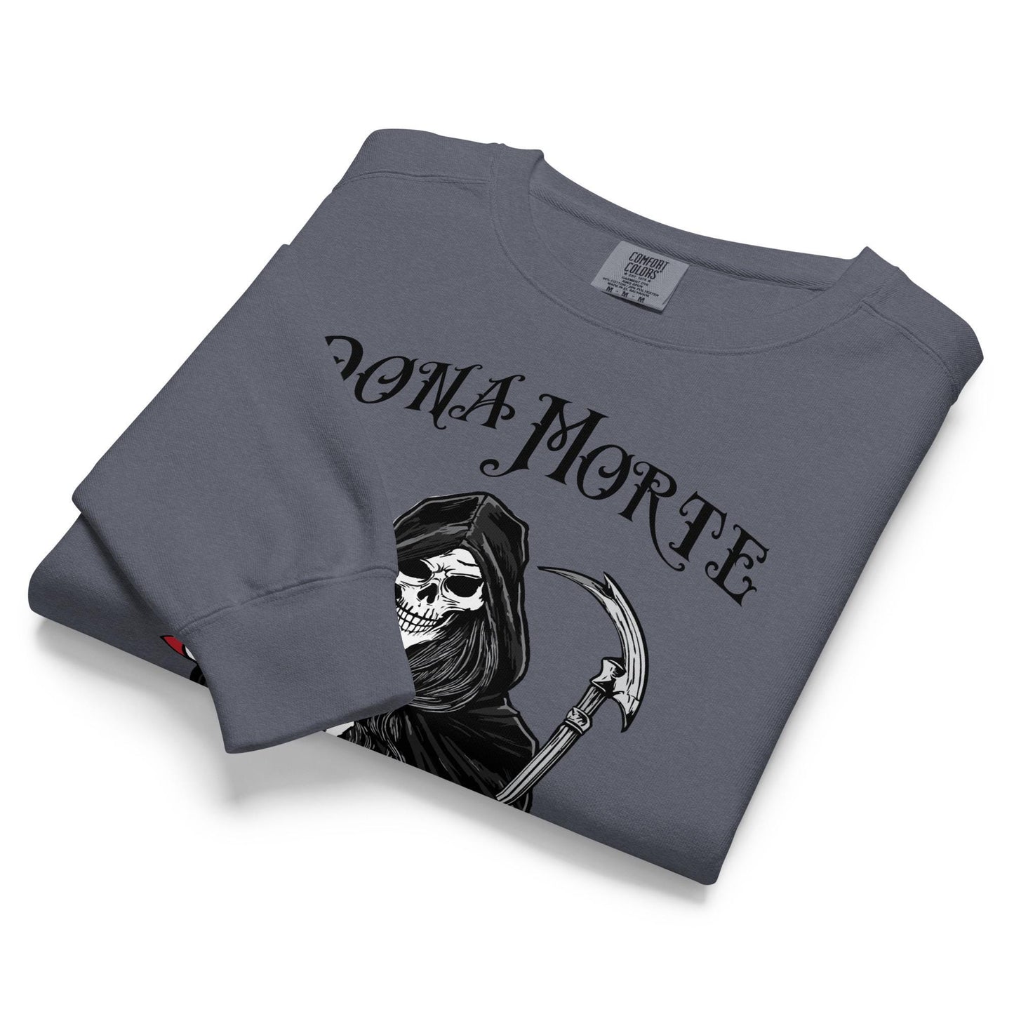 Female Grim Reaper - Sweatshirt for Her - Skeleton Skull Manicure - Creepy and Cute