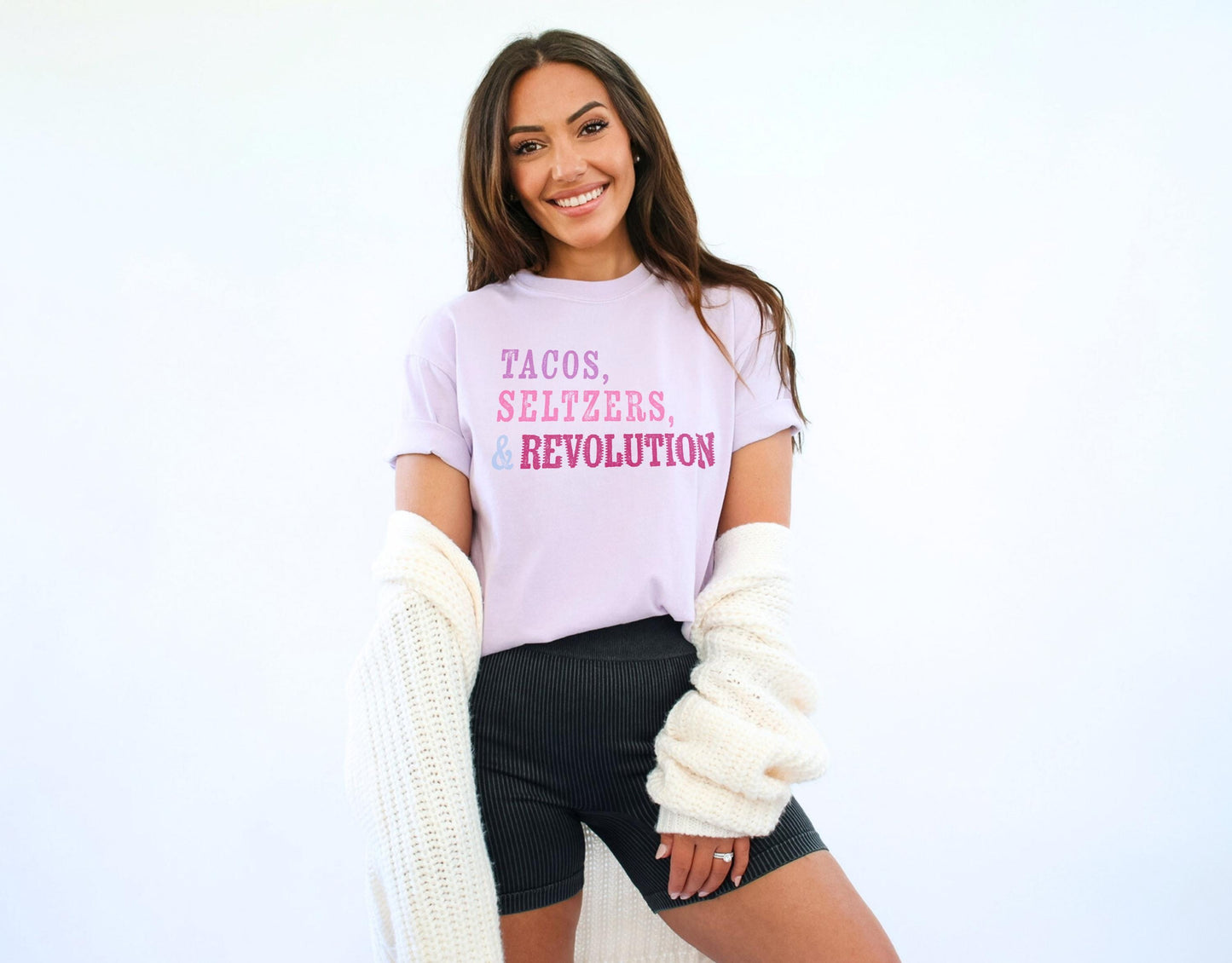 Political Revolution Shirt | Tacos Seltzers | Feminist BIPOC Queer Trans Ally