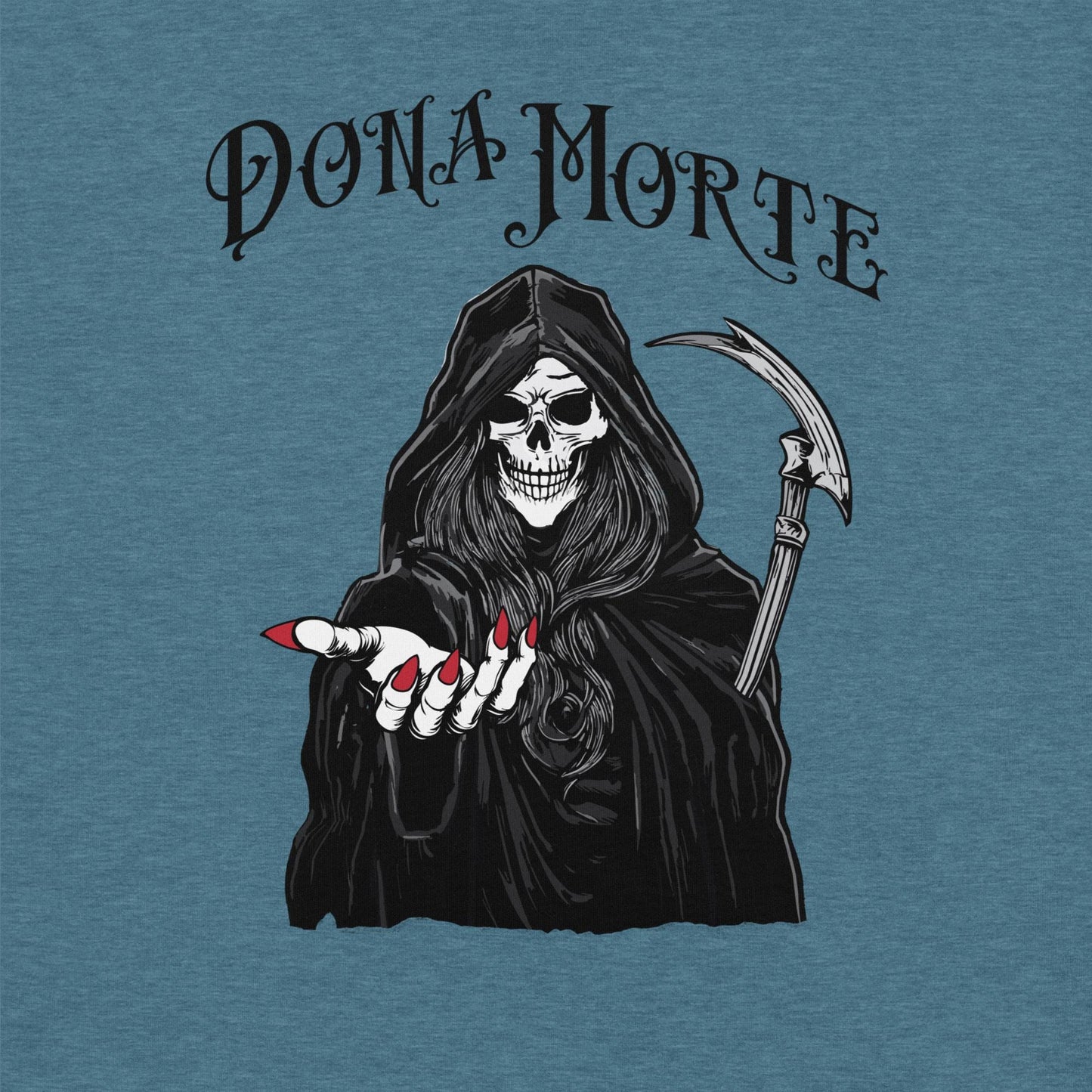 Dona Morte - Lady Death - Folklore - Gothic Undertaker Skeleton - Grim Reaper