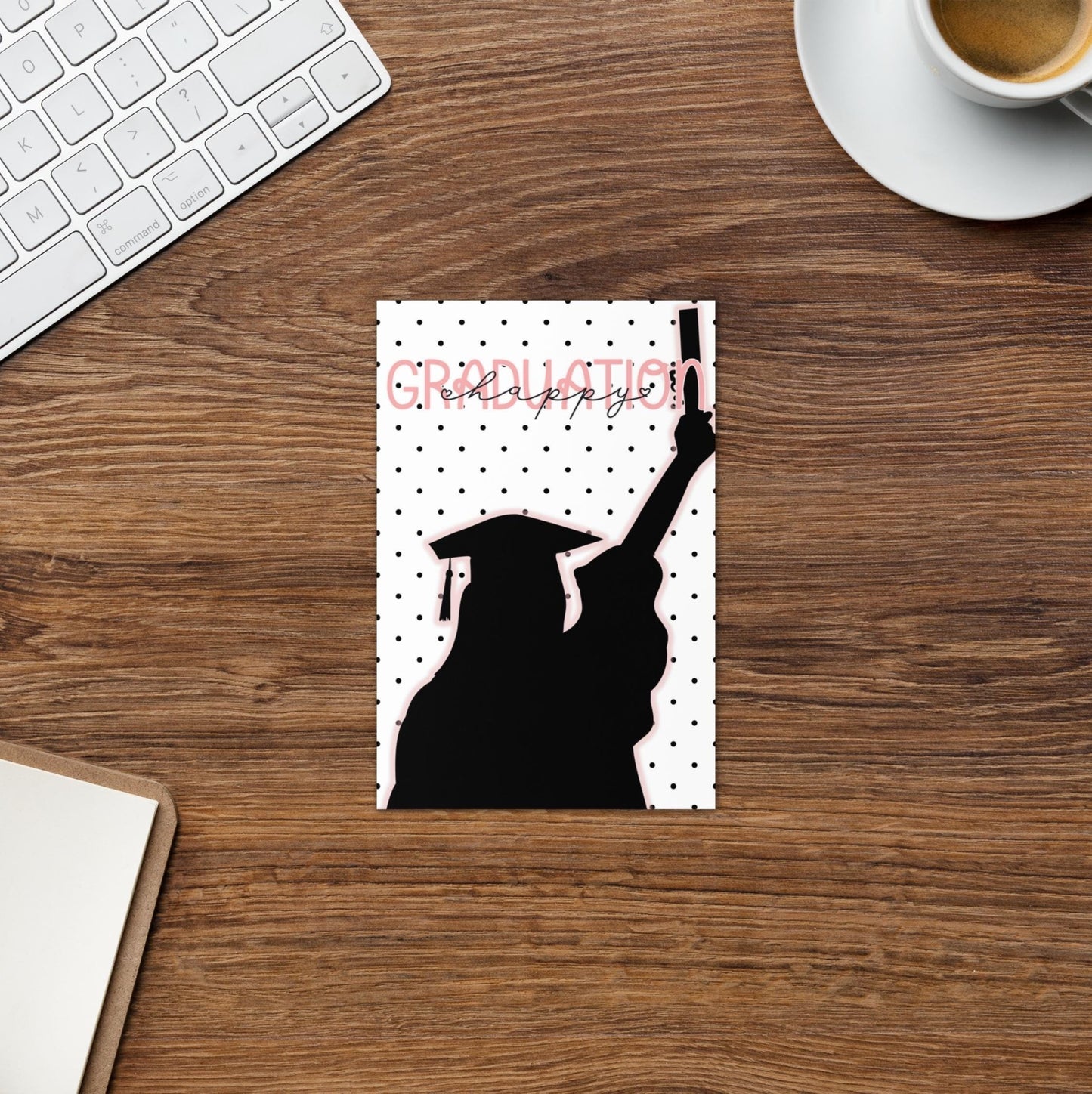 Sarcastic Humor Graduation Card • Customize Gender Race School Colors