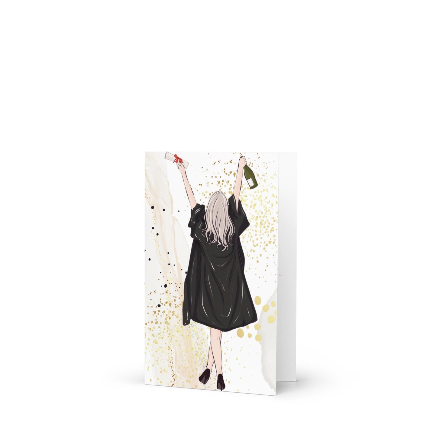 Happy Graduation Card • Money Holder • Customized Gender Race Colors