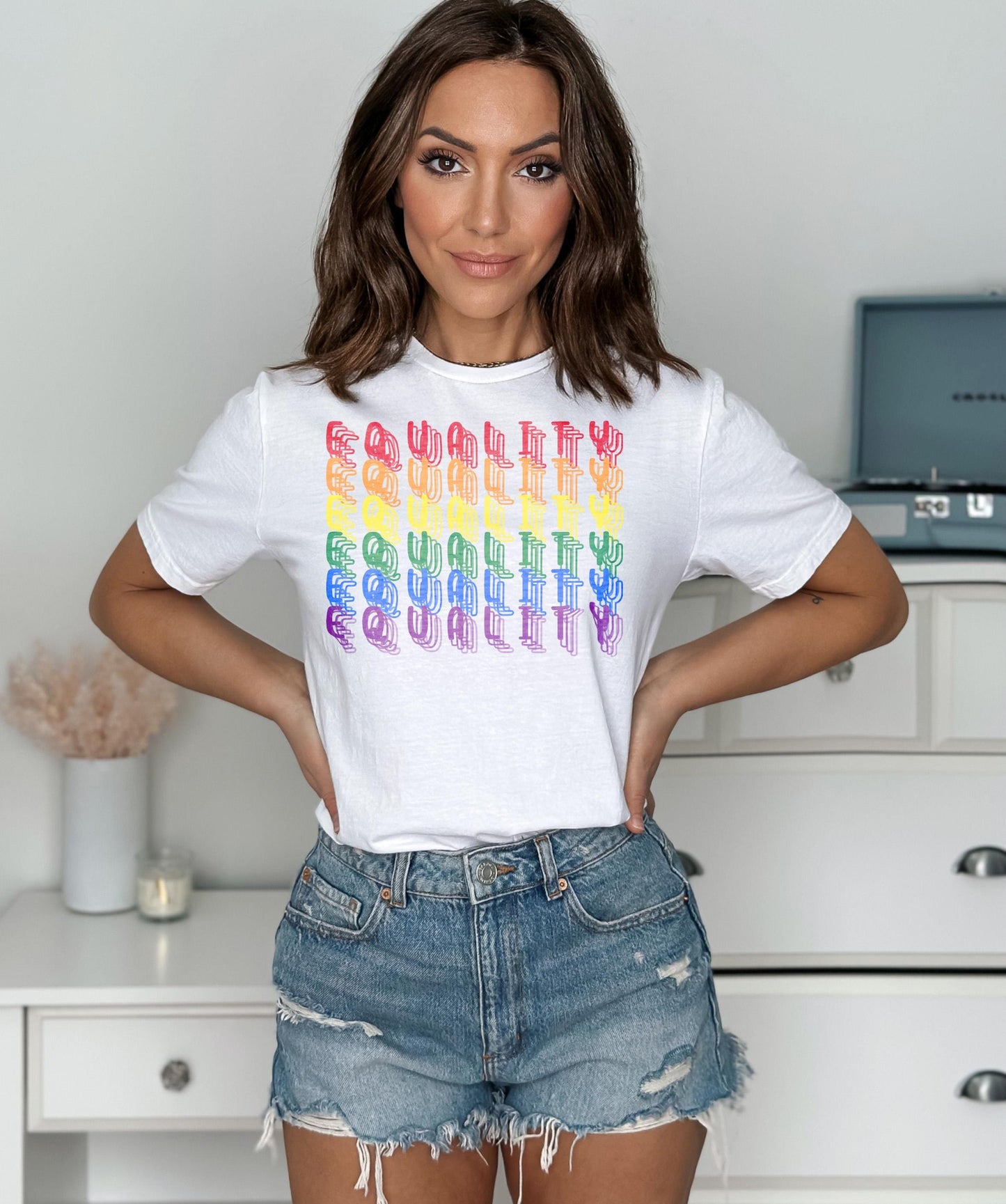 Echo Equality - Sweet Colorful Rainbow Scream & Echo - Gay Pride