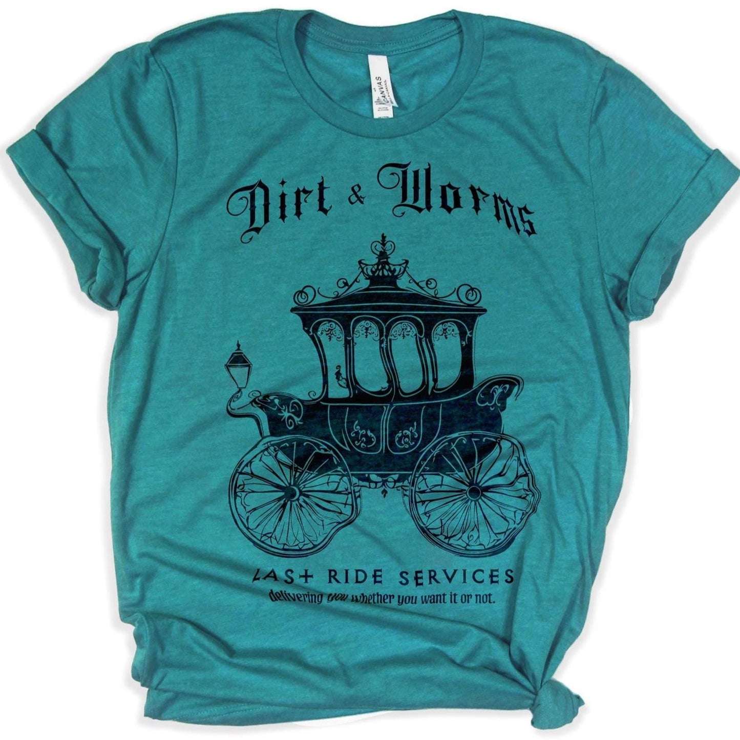 Dark Humor Shirt - Gothic Victorian Hearse - Mortician Embalmer