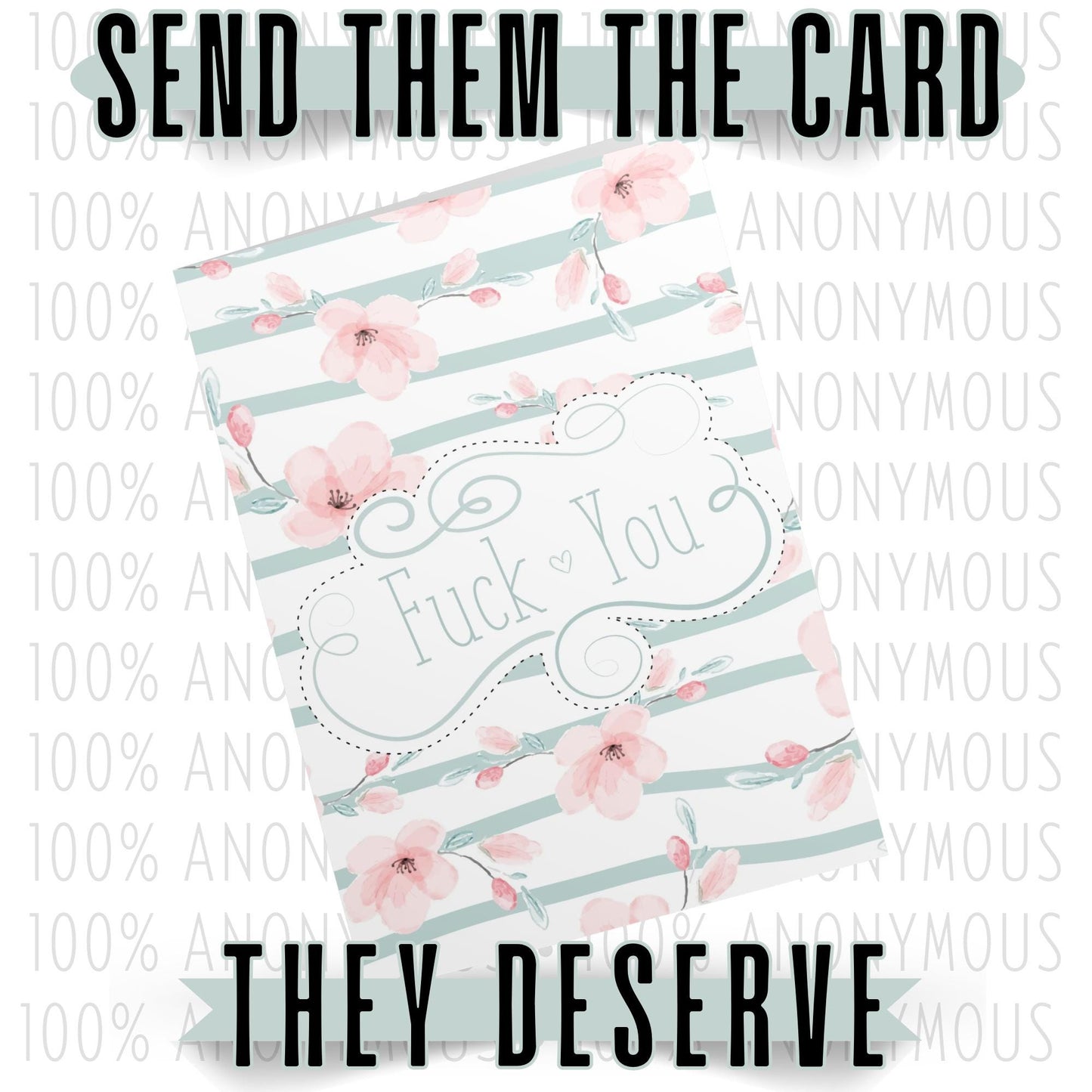Mean Anonymous Greeting Card - Mailed to Your Ex - Breakup Divorce Karma