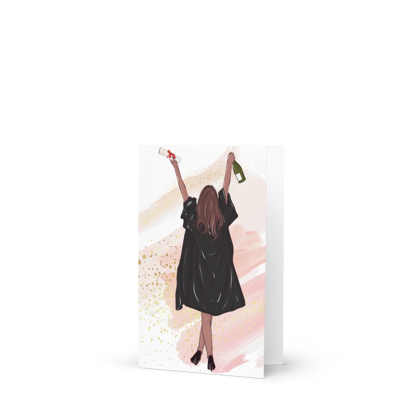 Funny Greeting Card • Yas Bitch! • Happy Graduation