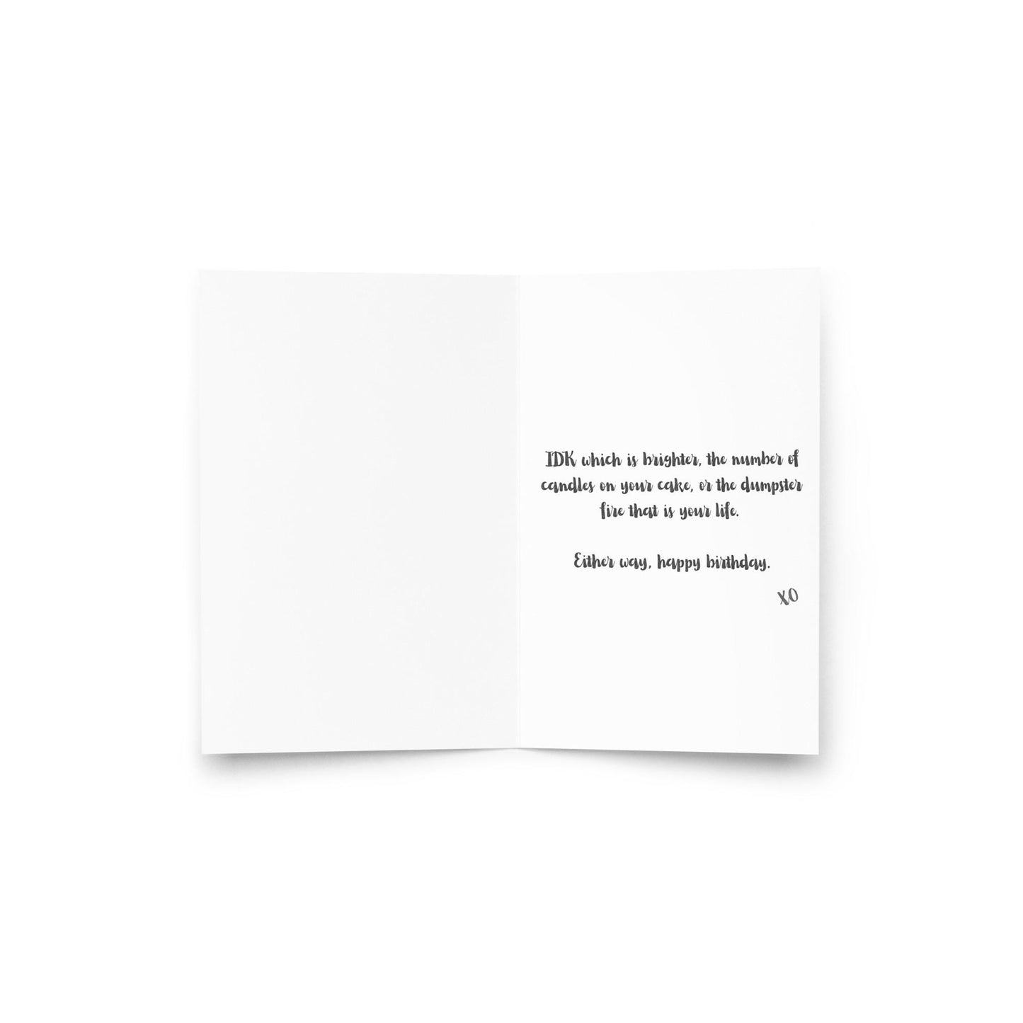 Bitchy birthday card for best friend - sarcastic and snarky - hilarious