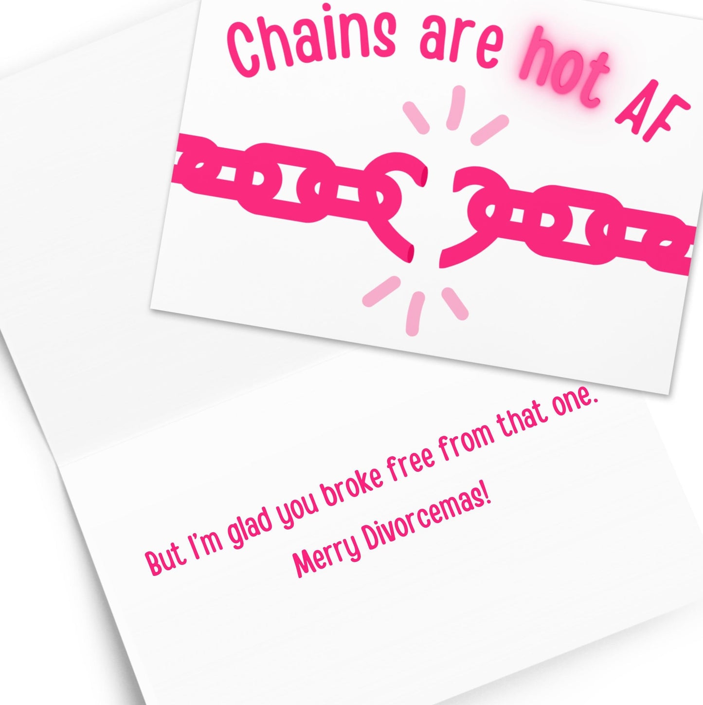 Funny Divorce Greeting Card - Adult Humor - Celebrate Breakup Ex Boyfriend Spouse