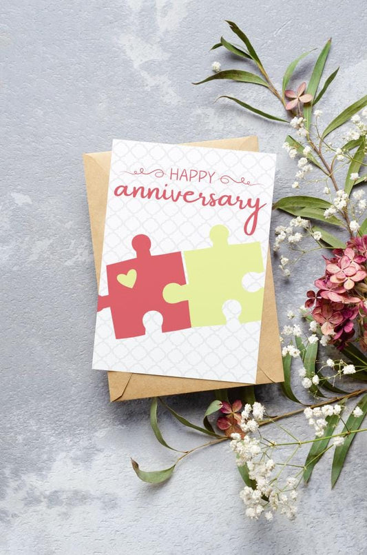 Funny Happy Anniversary Card - Dirty - Adult Humor - Non Binary LGBTQ Husband Wife