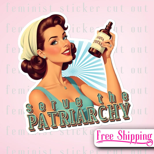 Feminist Sticker • Smash Poison the Patriarchy • Pro-Choice Equality Ally • Aqua Tofana
