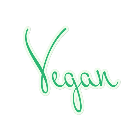 Vegan Cut Out Stickers - Cute Delicate Dainty - Herbivore