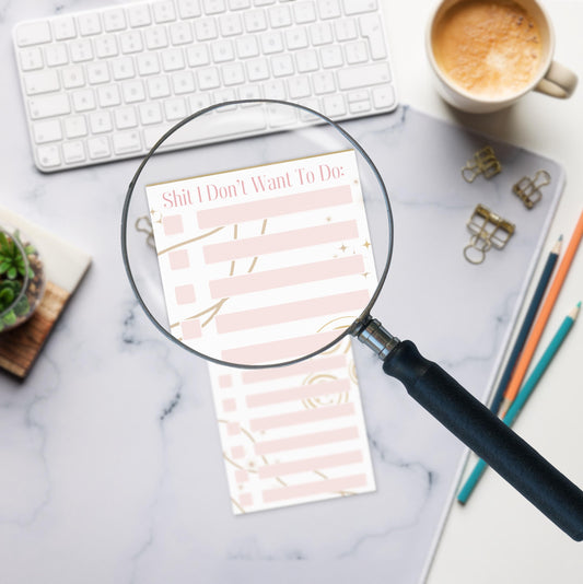 To-Do List Notepad Magnet: Funny ADHD