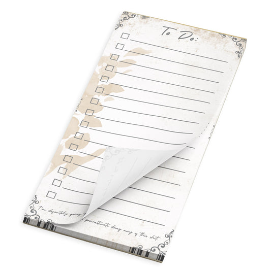 Humorous Stationary Notepad - Funny ADHD To-Do List Magnet
