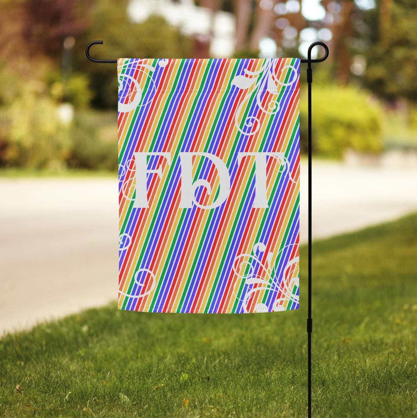 Blue Ally Garden Flag • FDT Fuck Donald Trump • Political yard sign