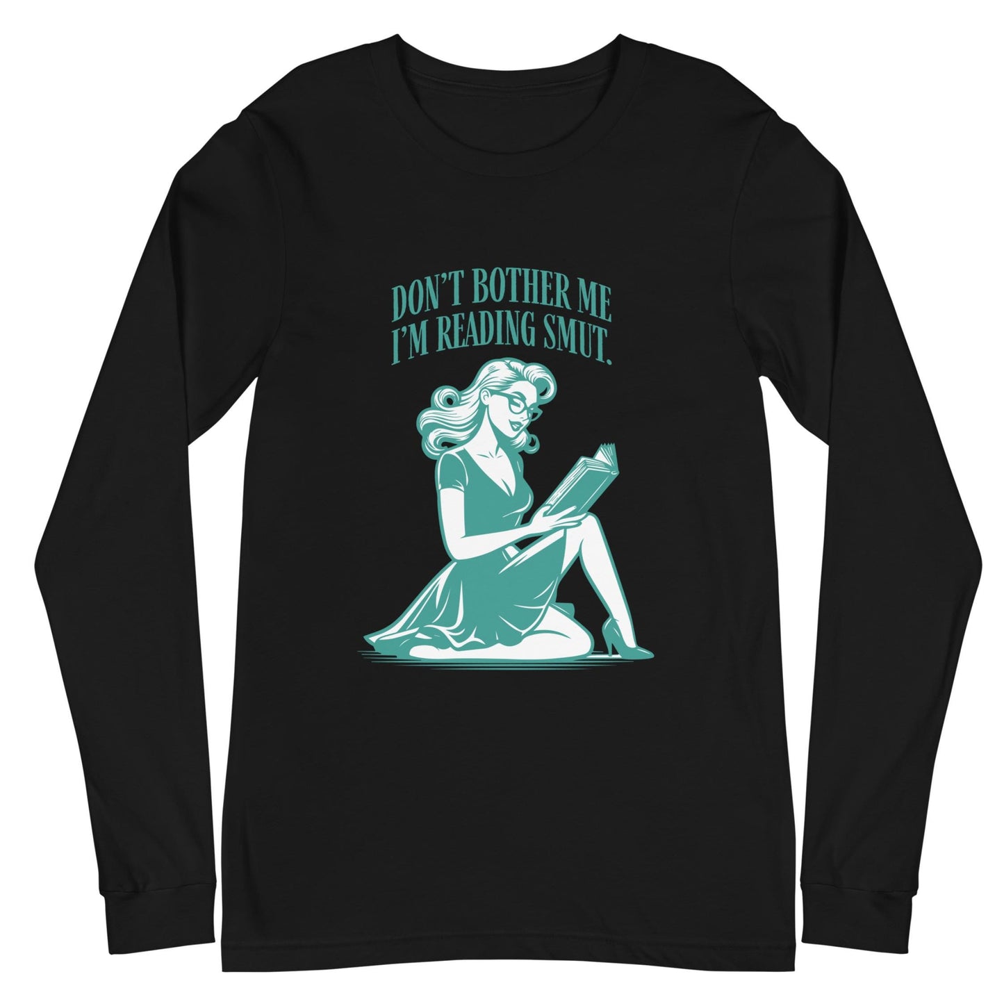 Comical long-sleeve shirt - Booktok smut romance novel fans - Women who read - nerd
