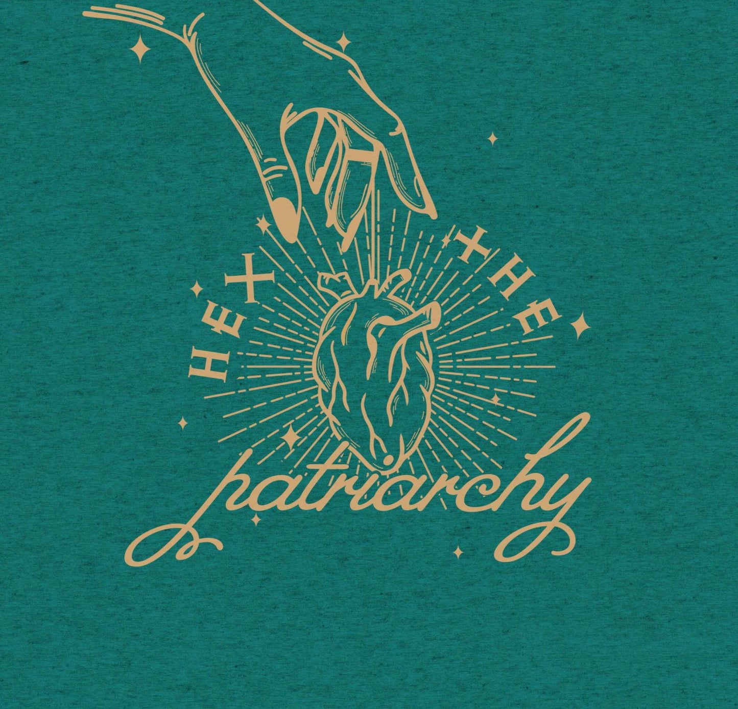 Hex the Patriarchy - Witchy Wiccan Shirt for Her - Feminine Woman Female Empowerment - Feminist - Equality