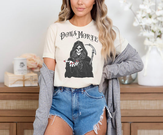 Dona Morte - Lady Death - Folklore - Gothic Undertaker Skeleton - Grim Reaper