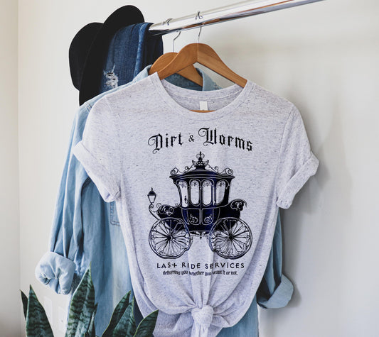 Dark Humor Shirt - Gothic Victorian Hearse - Mortician Embalmer