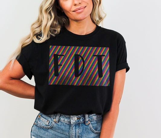 Political Activist Shirt • Rainbow FDT • Anti Trump Tee • LGBTQ Pride Protest T-Shirt