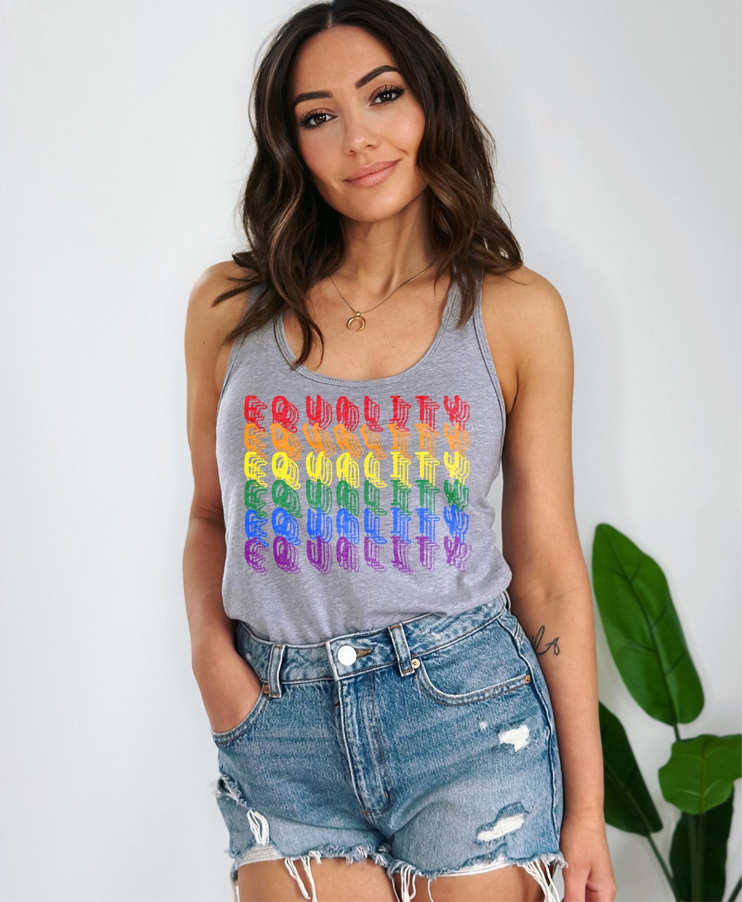 2025 Pride- Equality Echo Tank Top - Trending Theme
