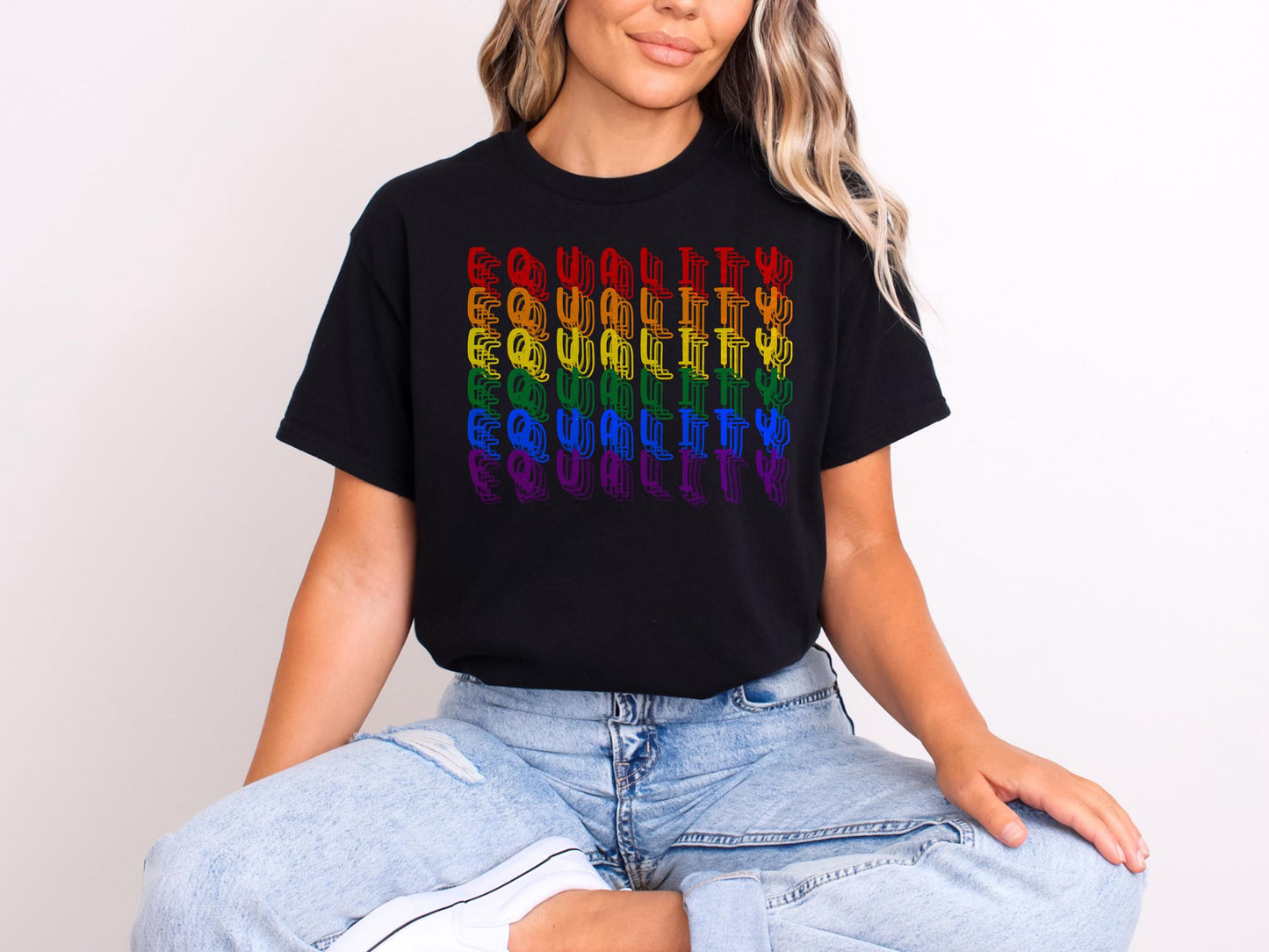 Echo Equality - Sweet Colorful Rainbow Scream & Echo - Gay Pride