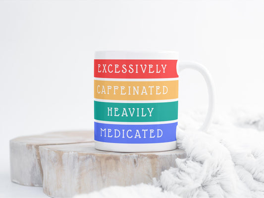 Funny Coffee Mug – Gift for Caffeine Lover – Coworker Present